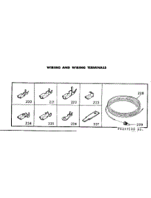 Wiring And Wiring Terminals parts for Kenmore Range 628.6237120 (6286237120, 628 6237120) from AppliancePartsPros.com