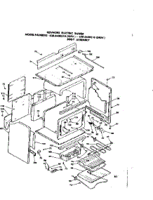Body Assembly parts for Kenmore Range 628.6448210 (6286448210, 628 6448210) from AppliancePartsPros.com