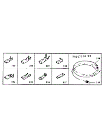 Wiring And Wiring Terminals parts for Kenmore Range 628.9107160 (6289107160, 628 9107160) from AppliancePartsPros.com
