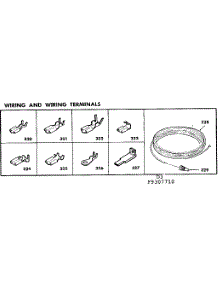 Wiring And Wiring Terminals parts for Kenmore Range 628.9307710 (6289307710, 628 9307710) from AppliancePartsPros.com
