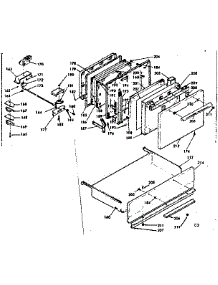 Door, Latch Mechanism And Drawer parts for Kenmore Range 628.9327220 (6289327220, 628 9327220) from AppliancePartsPros.com