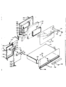 Doors And Drawer parts for Kenmore Range 628.9427343 (6289427343, 628 9427343) from AppliancePartsPros.com