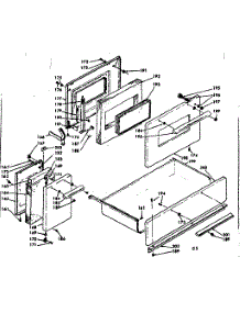 Doors & Drawer parts for Kenmore Range 628.9447320 (6289447320, 628 9447320) from AppliancePartsPros.com