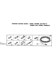 Wiring And Wiring Terminals parts for Kenmore Range 628.9468110 (6289468110, 628 9468110) from AppliancePartsPros.com