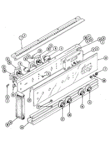 Control Panel parts for Kenmore Wall Oven 629.21239 (62921239, 629 21239) from AppliancePartsPros.com