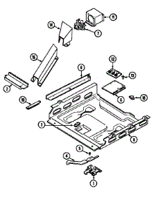 Internal Controls parts for Kenmore Range 629.45765 (62945765, 629 45765) from AppliancePartsPros.com