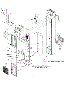 Cabinet And Body Assembly parts for Kenmore Furnace 629.756820 (629756820, 629 756820) from AppliancePartsPros.com