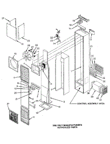 Cabinet And Body Assembly parts for Kenmore Furnace 629.776850 (629776850, 629 776850) from AppliancePartsPros.com