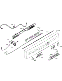 Control Panel parts for Kenmore Dishwasher 630.13903014 (63013903014, 630 13903014) from AppliancePartsPros.com