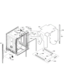 Cabinet Assy parts for Kenmore Dishwasher 630.13913013 (63013913013, 630 13913013) from AppliancePartsPros.com