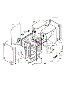 Tank Assy parts for Kenmore Dishwasher 630.16302400 (63016302400, 630 16302400) from AppliancePartsPros.com