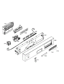 Control Panel parts for Kenmore Dishwasher 630.16304405 (63016304405, 630 16304405) from AppliancePartsPros.com