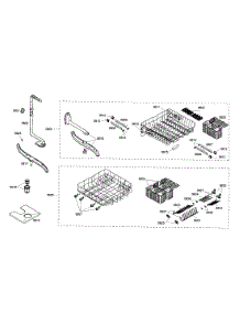 Racks / Spray Arm parts for Kenmore Dishwasher 630.17303403 (63017303403, 630 17303403) from AppliancePartsPros.com