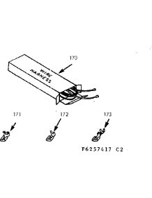 Wire Harnesses And Components parts for Kenmore Range 647.6267447 (6476267447, 647 6267447) from AppliancePartsPros.com