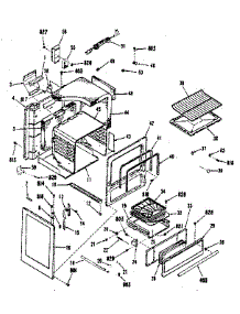 Main Body parts for Kenmore Range 661.18 (1988) (66118 (1988), 661 18 (1988)) from AppliancePartsPros.com