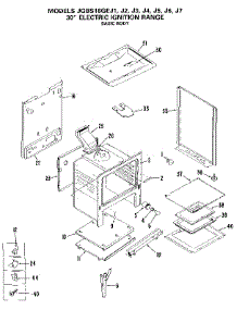 Basic Body parts for Kenmore Range 661.28 (1988) (66128 (1988), 661 28 (1988)) from AppliancePartsPros.com
