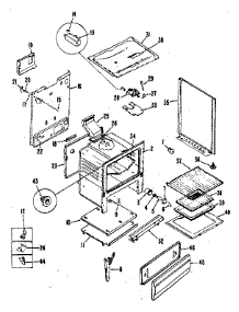 Main Body parts for Kenmore Range 662.38 (1988) (66238 (1988), 662 38 (1988)) from AppliancePartsPros.com