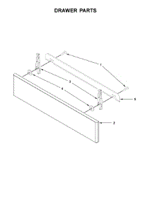 Drawer Parts parts for Kenmore Range 664.42793710 (66442793710, 664 42793710) from AppliancePartsPros.com
