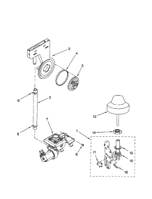 Fill And Overfill parts for Kenmore Dishwasher 665.110739140 (665110739140, 665 110739140) from AppliancePartsPros.com