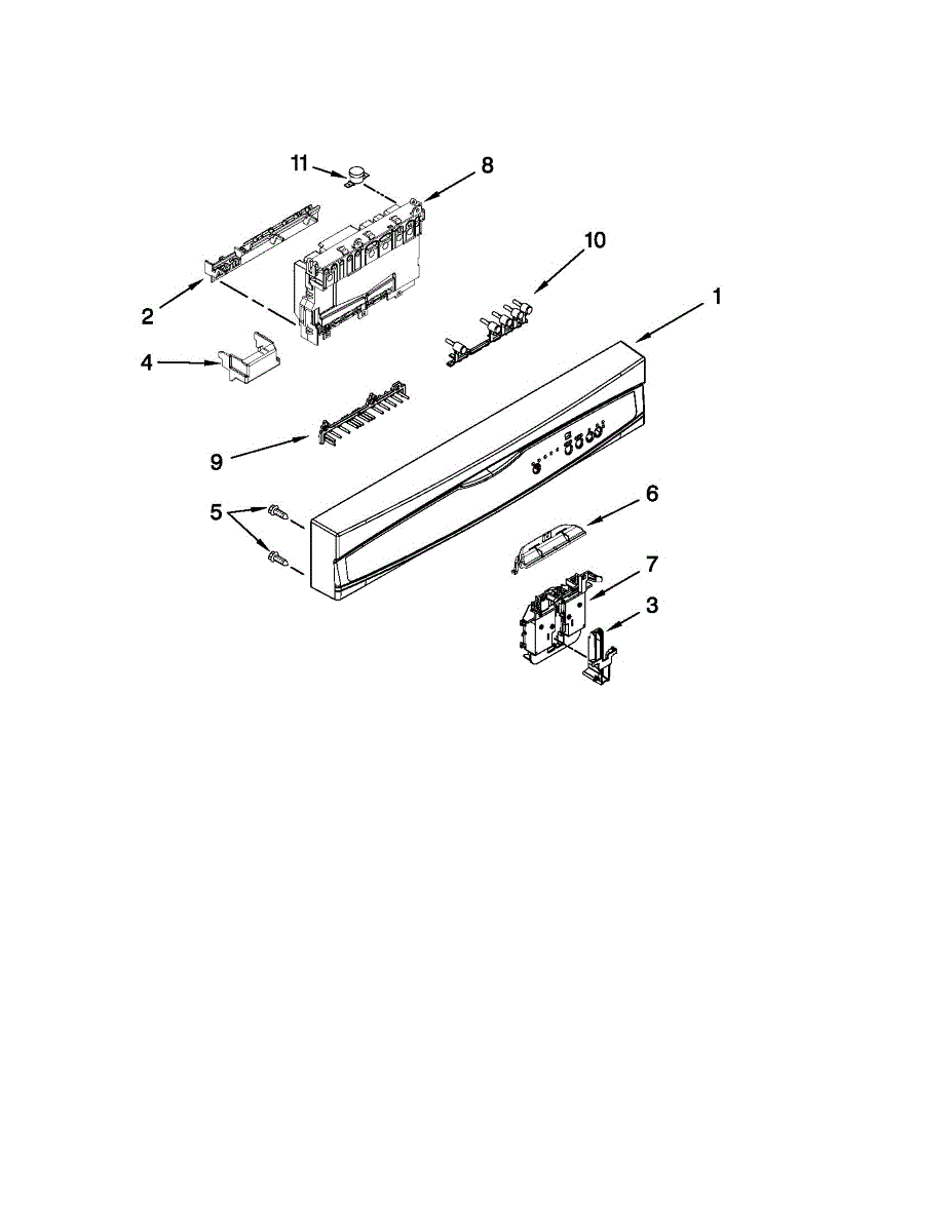 Parts for Kenmore 665.13023K110 (66513023K110, 665 13023K110): Control ...