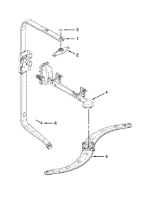 Upper Wash And Rinse Parts parts for Kenmore Dishwasher 665.13039K114 (66513039K114, 665 13039K114) from AppliancePartsPros.com