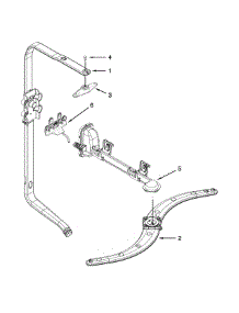 Upper Wash And Rinse Parts parts for Kenmore Dishwasher 665.13042K116 (66513042K116, 665 13042K116) from AppliancePartsPros.com