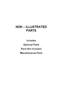 Optional Parts (Not Included) parts for Kenmore Dishwasher 665.13090N020 (66513090N020, 665 13090N020) from AppliancePartsPros.com