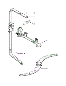 Upper Wash And Rinse Parts parts for Kenmore Dishwasher 665.13092N412 (66513092N412, 665 13092N412) from AppliancePartsPros.com
