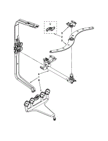 Upper Wash And Rinse Parts parts for Kenmore Dishwasher 665.13206K902 (66513206K902, 665 13206K902) from AppliancePartsPros.com