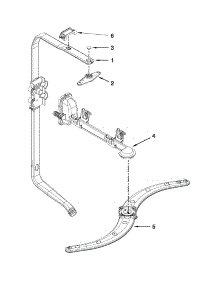 Upper Wash And Rinse Parts parts for Kenmore Dishwasher 665.13293K116 (66513293K116, 665 13293K116) from AppliancePartsPros.com