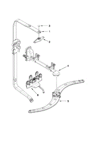 Upper Wash And Rinse Parts parts for Kenmore Dishwasher 665.13362K112 (66513362K112, 665 13362K112) from AppliancePartsPros.com