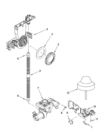 Fill And Overfill Parts parts for Kenmore Dishwasher 665.13682K602 (66513682K602, 665 13682K602) from AppliancePartsPros.com