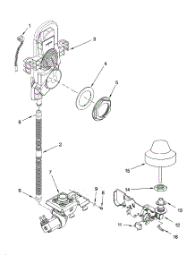 Fill And Overfill Parts parts for Kenmore Dishwasher 665.13772K602 (66513772K602, 665 13772K602) from AppliancePartsPros.com