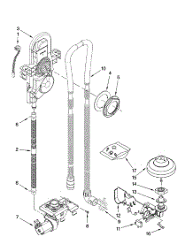 Fill, Drain And Overfill Parts parts for Kenmore Dishwasher 665.13852K603 (66513852K603, 665 13852K603) from AppliancePartsPros.com