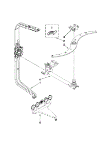 Upper Wash And Rinse Parts parts for Kenmore Dishwasher 665.13964K010 (66513964K010, 665 13964K010) from AppliancePartsPros.com