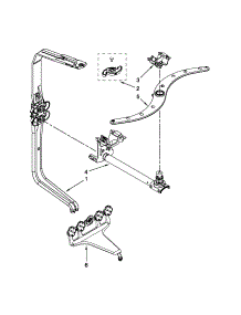 Upper Wash And Rinse Parts parts for Kenmore Dishwasher 665.13964K015 (66513964K015, 665 13964K015) from AppliancePartsPros.com