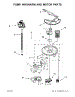 Pump, Washarm And Motor Parts