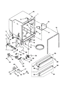 Tub Assembly parts for Kenmore Dishwasher 665.15689000 (66515689000, 665 15689000) from AppliancePartsPros.com