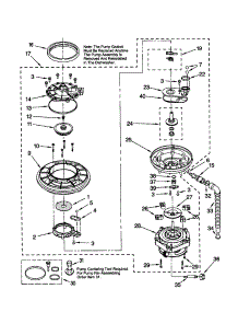 Pump And Motor parts for Kenmore Dishwasher 665.15702990 (66515702990, 665 15702990) from AppliancePartsPros.com