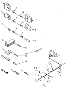 Wiring Harness parts for Kenmore Dishwasher 665.1570992 (6651570992, 665 1570992) from AppliancePartsPros.com