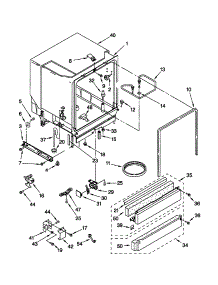 Tub Assembly parts for Kenmore Dishwasher 665.15722992 (66515722992, 665 15722992) from AppliancePartsPros.com