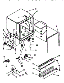 Tub Assembly parts for Kenmore Dishwasher 665.15751790 (66515751790, 665 15751790) from AppliancePartsPros.com