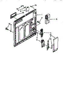 Inner Door parts for Kenmore Dishwasher 665.15765692 (66515765692, 665 15765692) from AppliancePartsPros.com