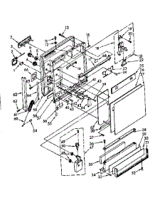 Door And Toe Panel Parts parts for Kenmore Dishwasher 665.1576580 (6651576580, 665 1576580) from AppliancePartsPros.com