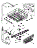 Upper Dishrack And Water Feed