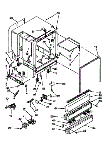 Tub Assembly parts for Kenmore Dishwasher 665.15828690 (66515828690, 665 15828690) from AppliancePartsPros.com