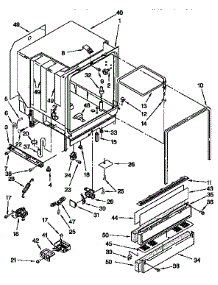 Tub Assembly parts for Kenmore Dishwasher 665.15828691 (66515828691, 665 15828691) from AppliancePartsPros.com