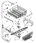 Upper Dishrack And Water Feed
