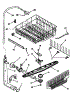 Upper Dishrack And Water Feed