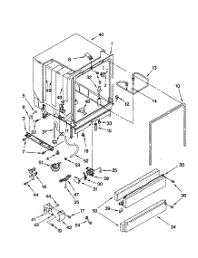Tub parts for Kenmore Dishwasher 665.15862990 (66515862990, 665 15862990) from AppliancePartsPros.com
